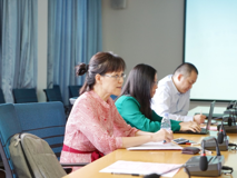 Springer Nature大中华区杨晓虹副总裁及主编一行到球盟会
座谈